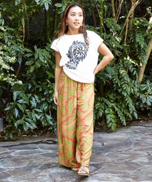 「Maunaloa」 半袖Tシャツ M ブラック レディース_画像3