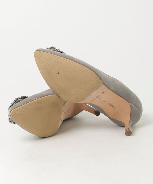 MANOLO BLAHNIK（マノロブラニク） パンプス - グレー レディース