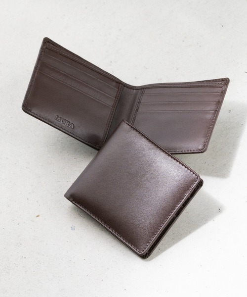 みき 専用財布 MURA（ムラ） マネークリップ やぎ革レザー 隠しポケット付 スリム 二
