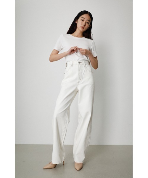 moussy HIGHWAIST DENIM WIDE ハイウエストデニムワイド HIGH WAIST DENIM WIDE/ハイウェストデニムワイド（デニムパンツ