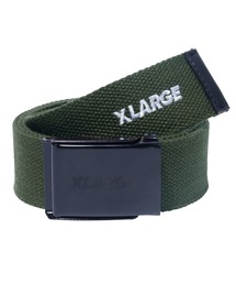 XLARGE 黒いベルト 金色ロゴ XLARGE（エクストラ ラージ） ベルト STANDARD LOGO BELT メンズ