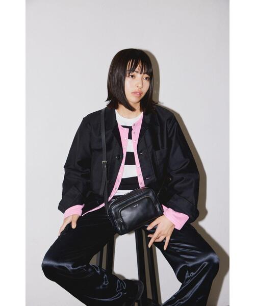 agnes b.（アニエスベー） ショルダーバッグ バッグ レザーショルダー