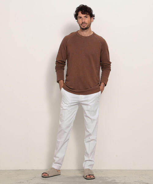 スウェット・トレーナー JAMES PERSE MXA3278 Sweatshirts Sweaters Vintage French Terry Sweatshirt - Blue Noir Pigment | James