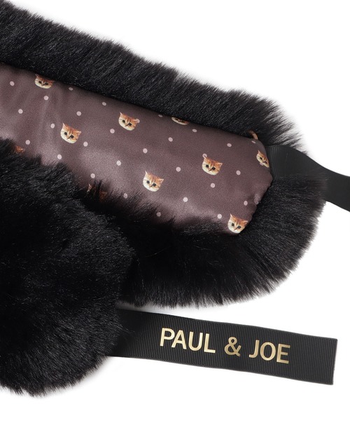 PAUL&JOE ポール&ジョー ファーリボンマフラー ブラック GUCCI