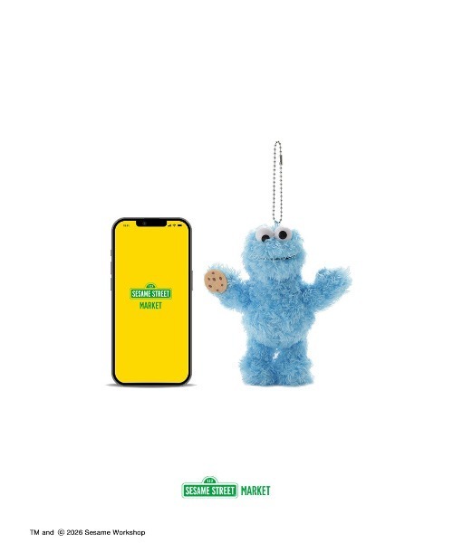 SESAME STREET（セサミストリート） キーホルダー ぬいぐるみチャーム