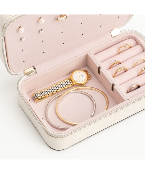 Francfranc 収納 バイカラー トラベル ジュエリーボックス 2 M