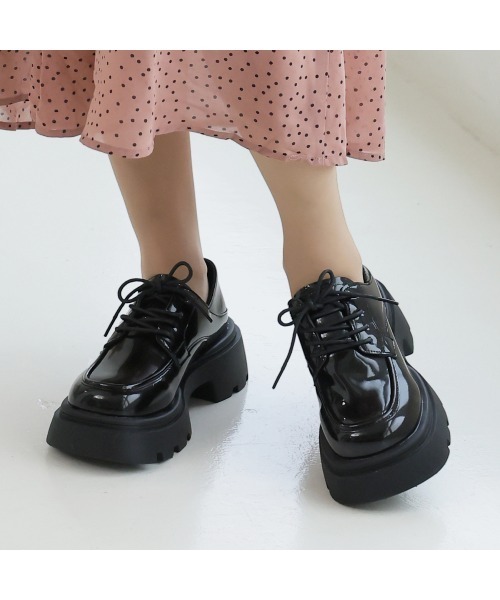 DEMETER（デメテル） ローファー 厚底ソール レースアップ マニッシュ