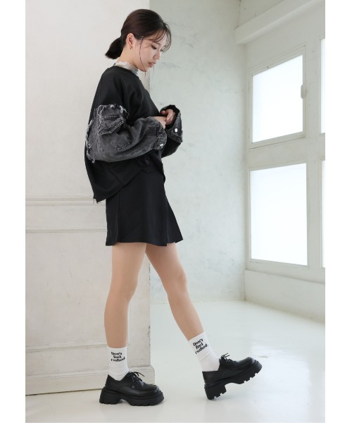 DEMETER（デメテル） ローファー 厚底ソール レースアップ マニッシュ