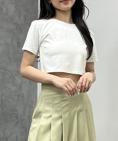 eimy istoire tシャツ eimyパールロゴフィットTシャツ