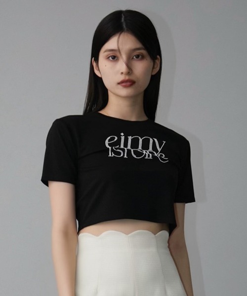 eimyistoire パールロゴTシャツ パールロゴTシャツ(F WHITE): TOPS