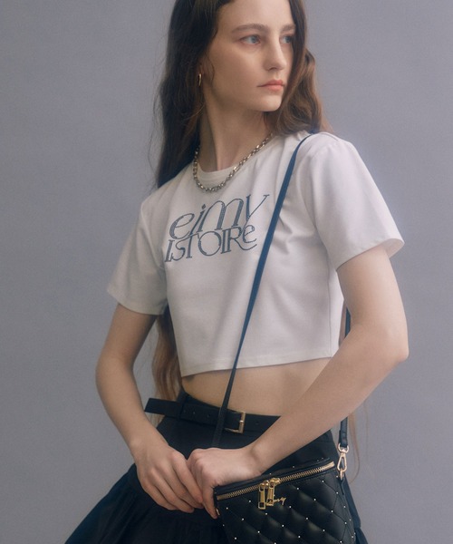 eimy istoire - tシャツ   ホワイト ラスト 1点 即発送 公式】eimy istoire | Tシャツ・カットソー通販 | レディース