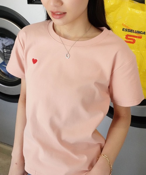 チャコット チュールアクセントコンパクトTシャツM　ピンク チャコット チュールアクセントコンパクトTシャツM ピンク