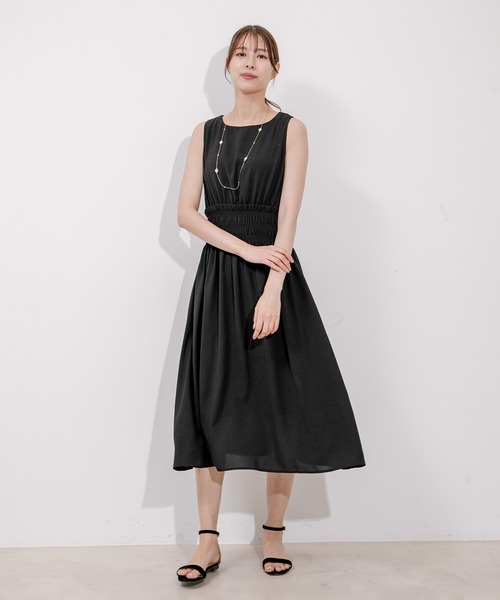 フィジカルドロップシャーリングワンピースロング丈 フィジカル