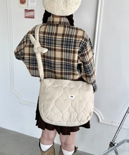 Loueme ショルダーバッグ バッグ ハートキルティングショルダー