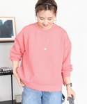 トレーナー スウェット サイドスリットポンチプ...の詳細画像1
