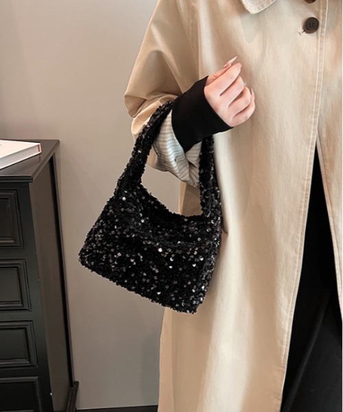 DOlGTドワ　スパンコールバッグ ハンドバッグ スパンコールハンドバッグ : ZOZOTOWN Yahoo!店 - 通販