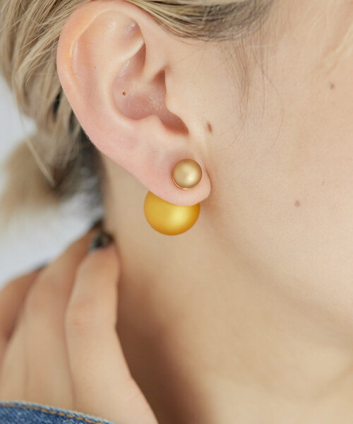 ear PAPILLONNER ピアス 「WEB限定」マットボールピアス レディース 