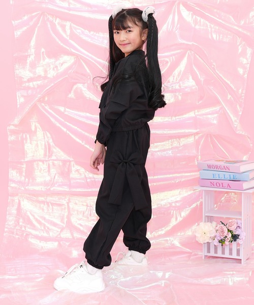 Bee des Bee パンツ BIGリボン パラシュートパンツ キッズ 子供服