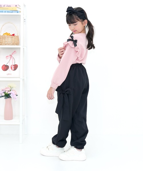 Bee des Bee パンツ BIGリボン パラシュートパンツ キッズ 子供服