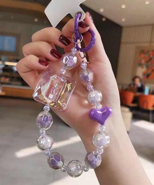 HOOK」for girls キラキラビーズスマホストラップ : ZOZOTOWN Yahoo!店