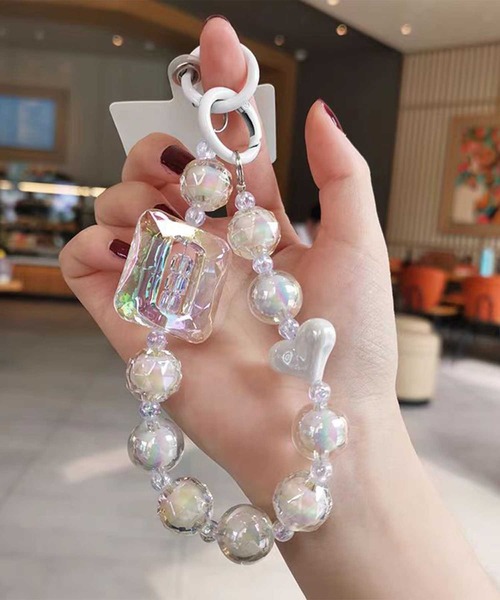 HOOK」for girls キラキラビーズスマホストラップ : ZOZOTOWN Yahoo!店