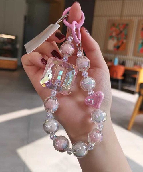 HOOK」for girls キラキラビーズスマホストラップ : ZOZOTOWN Yahoo!店