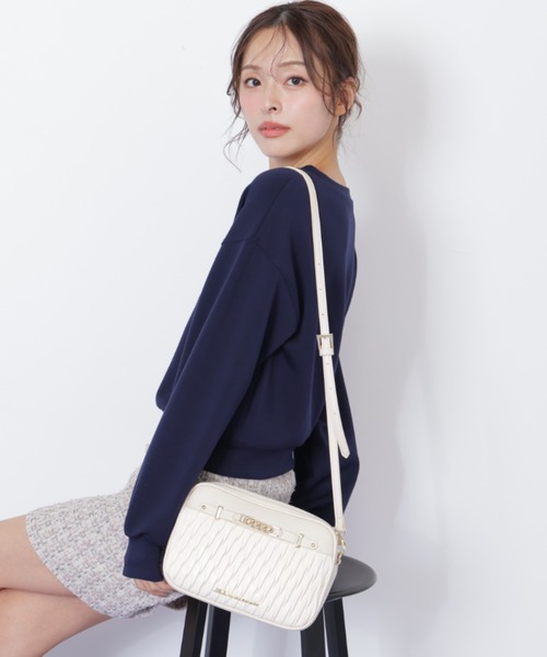 JILL by JILL STUART パフィーポシェット ブラック JILL by STUART ショルダーバッグ バッグ パフィーポシェット