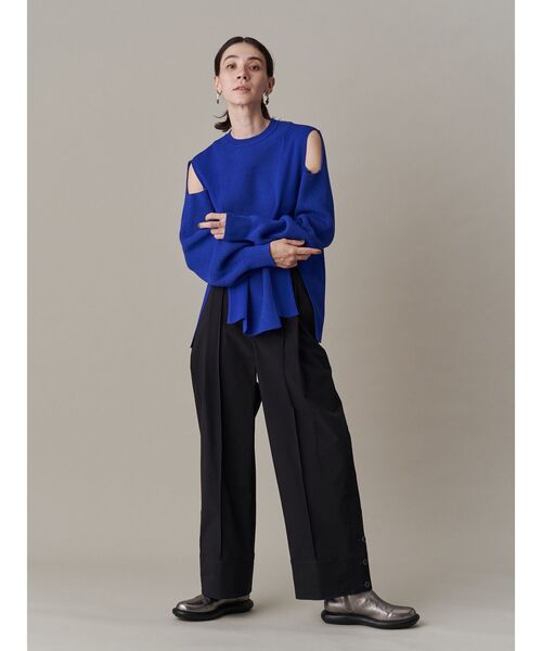 【lululemon】7L★SUMMER★抜け感◎おしゃれニットショルダー UN3D. ニット セーター SHOULDER OPEN LOOSE KT / ショルダー
