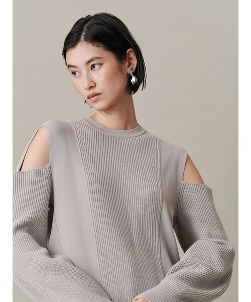 ニット セーター SHOULDER OPEN LOOSE KT / ショルダーオープンルーズニット レディース