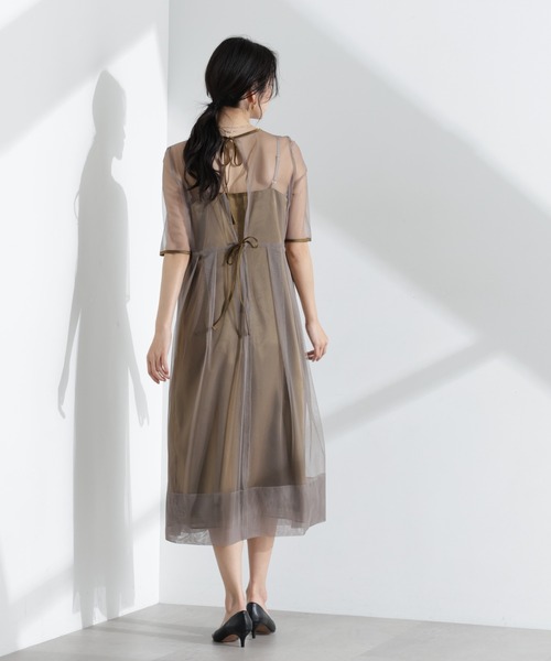 kaene（カエン） ワンピース kaene/シャンブレーキャミドッキング 
