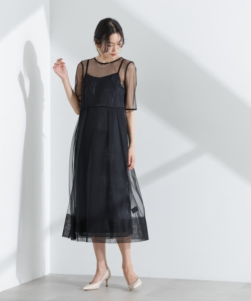 kaene（カエン） ワンピース kaene/シャンブレーキャミドッキング