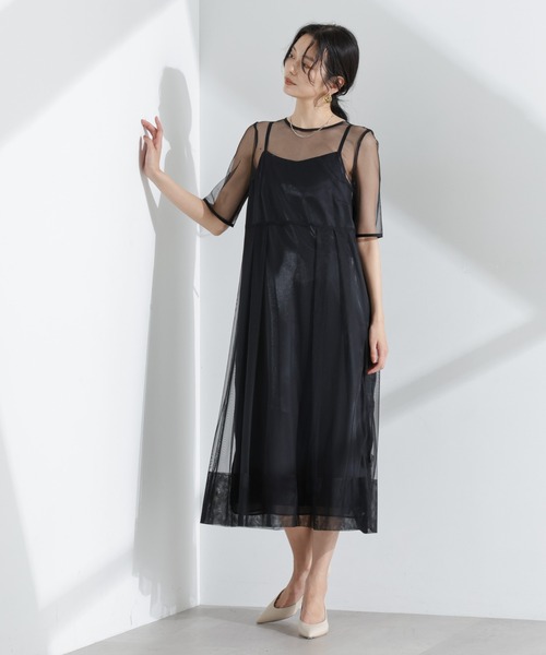 kaene（カエン） ワンピース kaene/シャンブレーキャミドッキング
