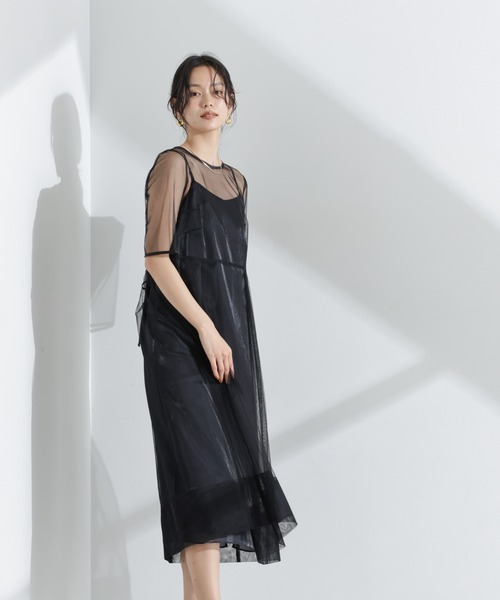 kaene（カエン） ワンピース kaene/シャンブレーキャミドッキング