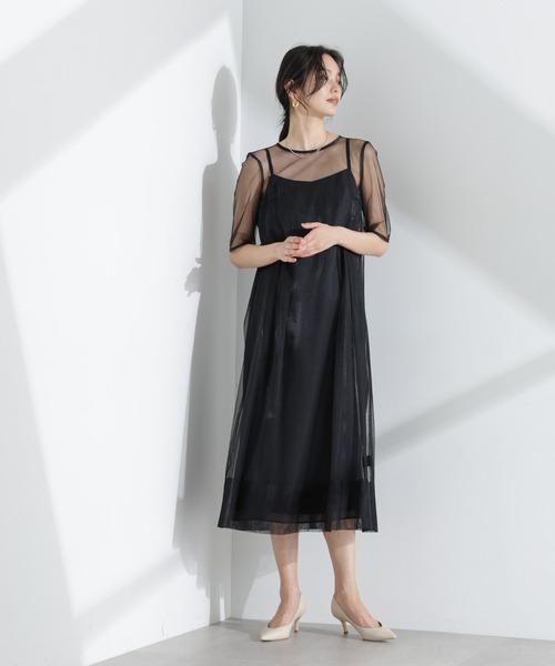 kaene（カエン） ワンピース kaene/シャンブレーキャミドッキング