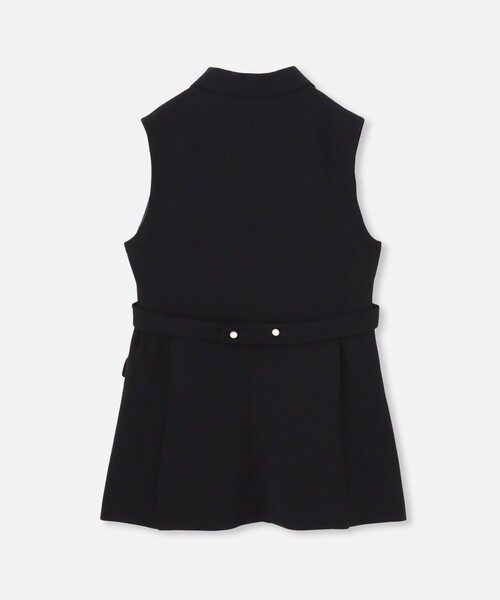 LOULOU WILLOUGHBY ブラックタキシードジレ LOULOU WILLOUGHBY（ルルウィルビー） ベスト ジレ 「LOULOU