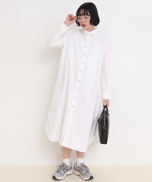 I am I in fact（アイアムアイインファクト） シャツワンピース 40