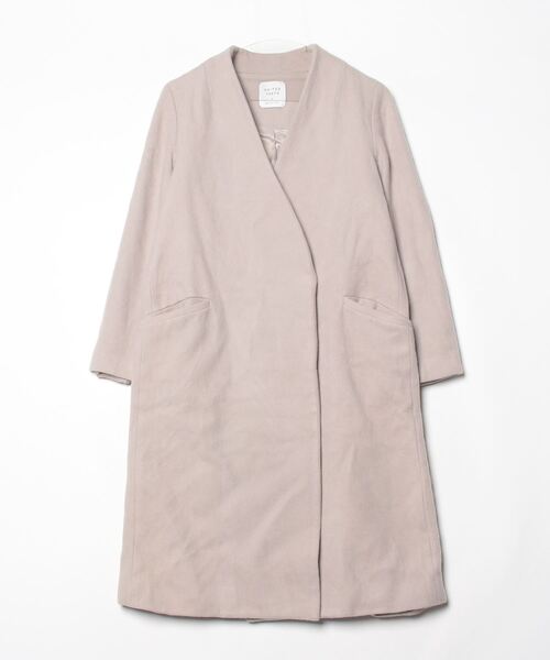 UNITED TOKYO（ユナイテッドトウキョウ） ノーカラーコート 2 ベージュ