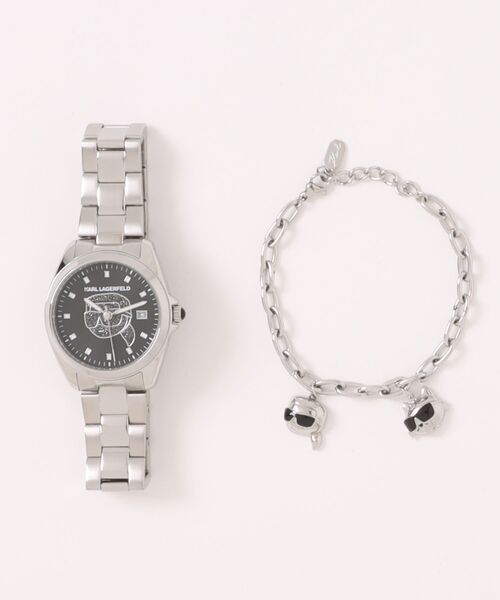 新品！カールラガーフェルド KARL LAGERFELD ☆ 腕時計 シルバー KARL LAGERFELD 腕時計 「KARL LAGERFELD/カール