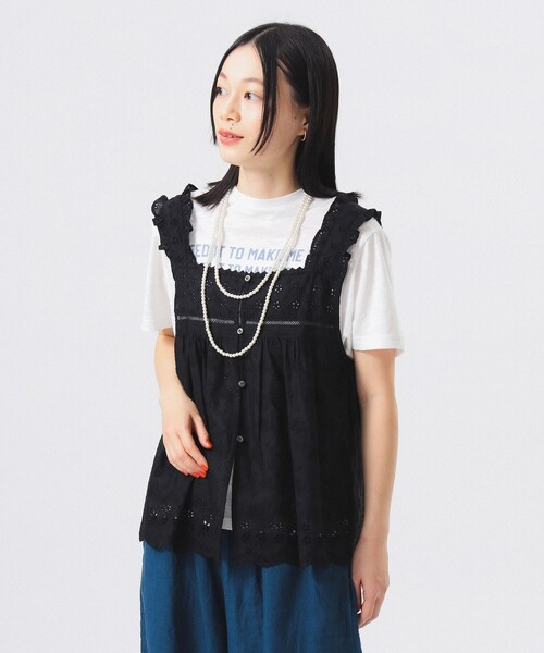 BEAMS BOY カットワークキャミソール BEAMS BOY（ビームスボーイ）の「BEAMS BOY / カットワーク