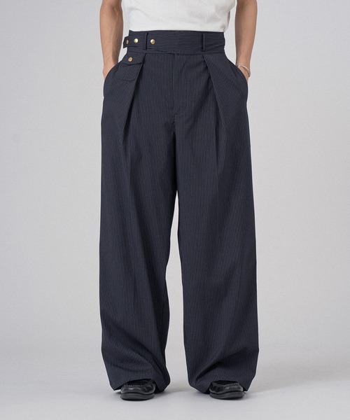 cullni 22ss グルカスラックス　パンツ　ツータック　size1 2tuck wide Half pants / 2タックワイドハーフパンツ グルカ