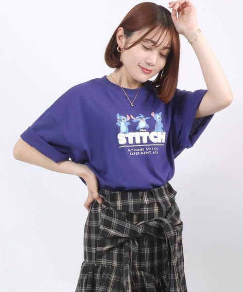 tシャツ 「Disney」Film/プリントTシャツ レディース Disney tシャツ 「Disney/ディズニー」ミッキーマウスフェイス
