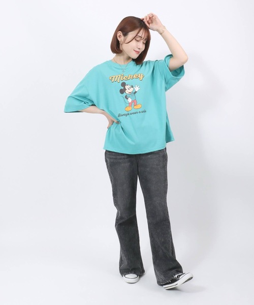 tシャツ 「Disney」Film/プリントTシャツ レディース Disney tシャツ Disney（ディズニー）キャラクタープリント