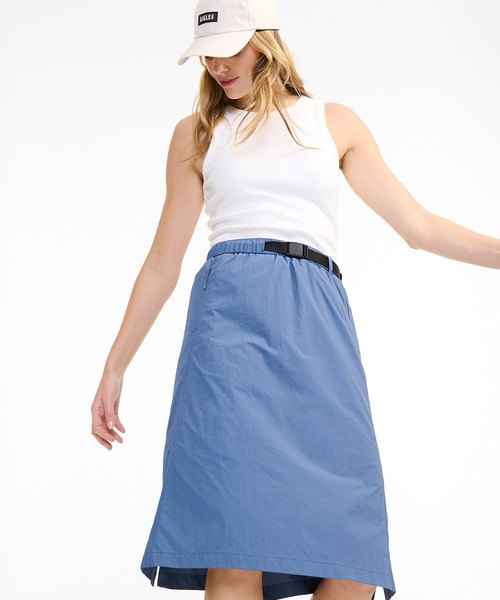 AIGLE（エーグル） スカート UVカット 撥水 ストラップ 裾スリット