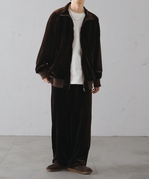 「epnok」 イージーパンツ MEDIUM ブラウン メンズ_画像3