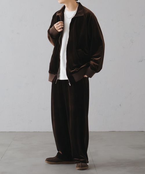 「epnok」 イージーパンツ MEDIUM ブラウン メンズ_画像4