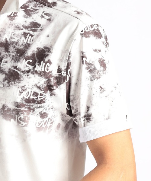 ブルーハーツ☆PKOツアーライブ会場購入タオル☆ハイロウズ☆激レア☆Tシャツ☆ NICOLE CLUB FOR MEN ポロシャツ ムラ柄スキッパーポロシャツ