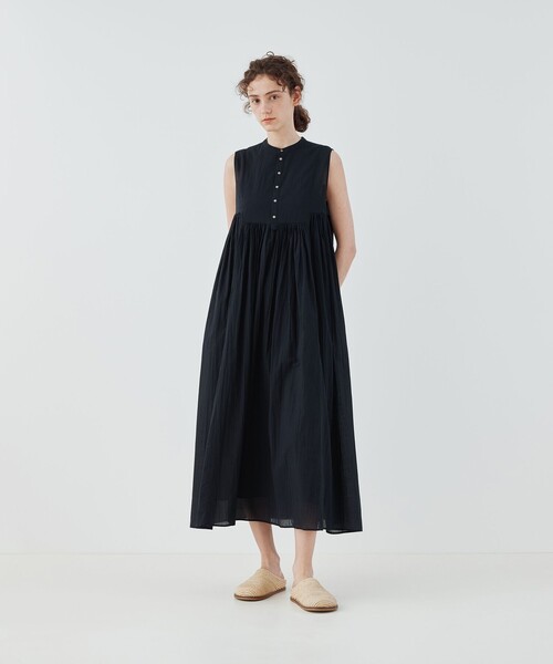 インドコットンワンピース　ギャルリーヴィー インドコットン ギャザーワンピース | GALERIE VIE (Women