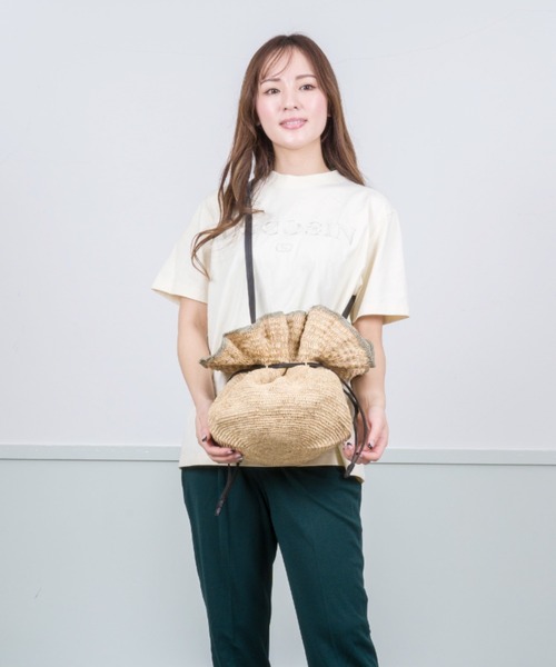 メイドインマダ　MADE IN MADA　かごバッグ　バッグ　ベージュ MADE IN MADA ショルダーバッグ バッグ 「MADE /メイドインマダ