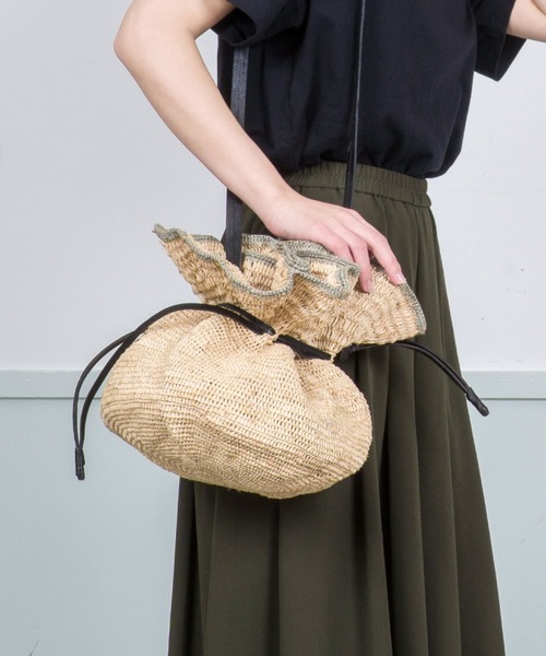 ★新品★MADE IN MADA　メイドインマダ　かごバッグ　ショルダー　ラージ MADE IN MADA ショルダーバッグ バッグ 「MADE /メイドインマダ