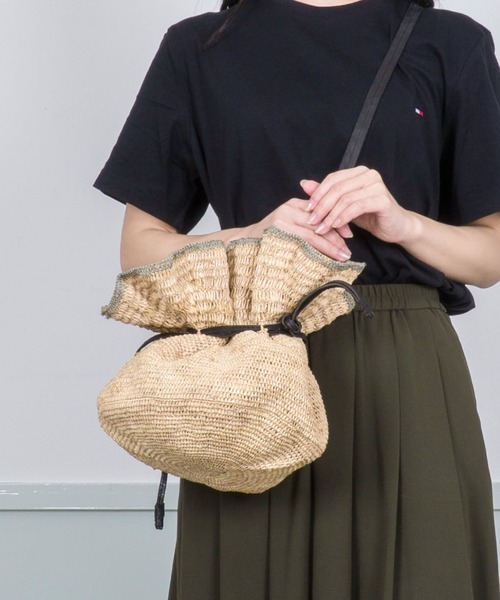 ★新品★MADE IN MADA　メイドインマダ　かごバッグ　ショルダー　ラージ MADE IN MADA ショルダーバッグ バッグ 「MADE /メイドインマダ